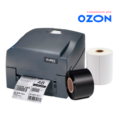 Фото Принтер этикеток Godex G500 (комплект для маркировки Озон)